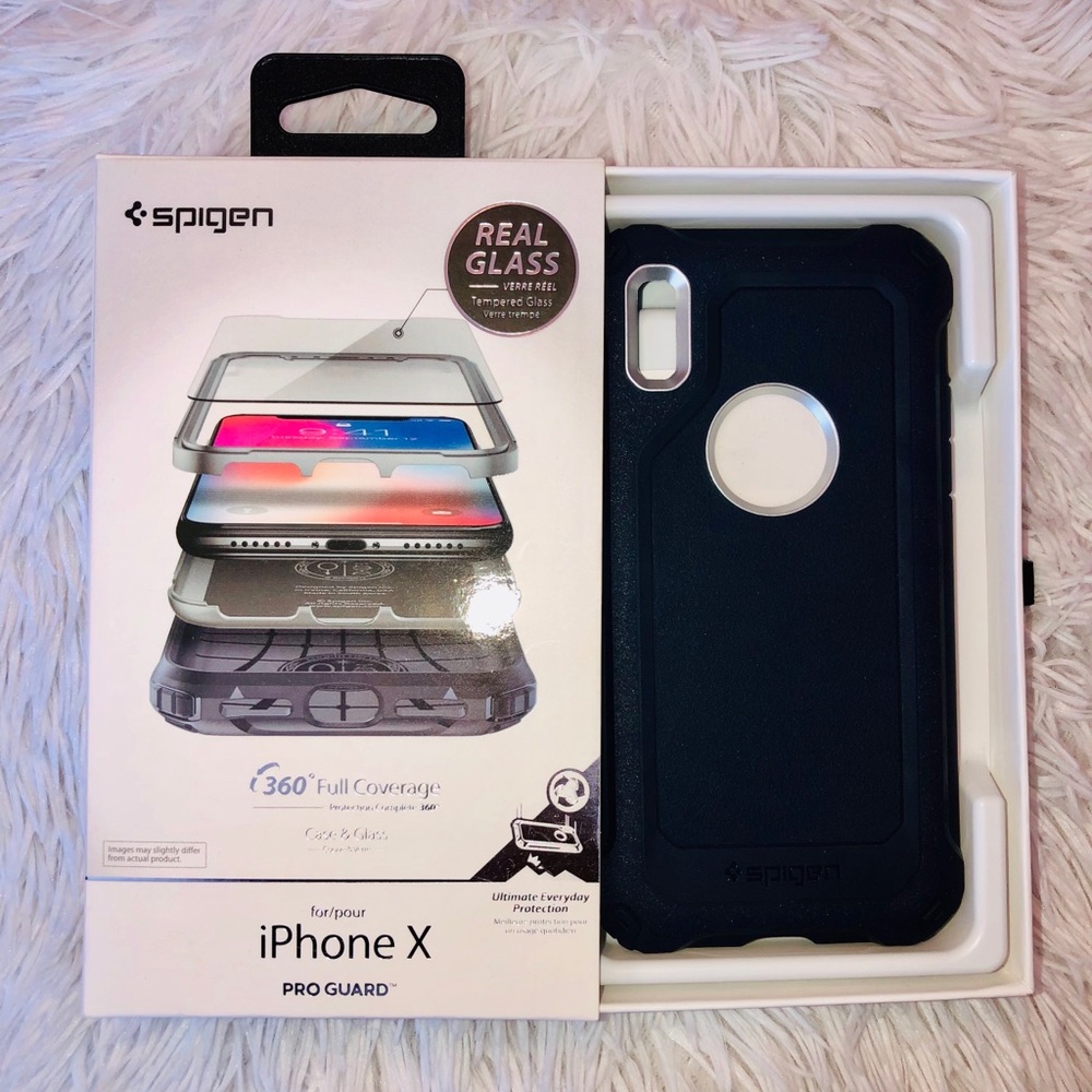 iPhone X📱 Spigen Pro Guard Protective Case💖 - Picture 2 of 5